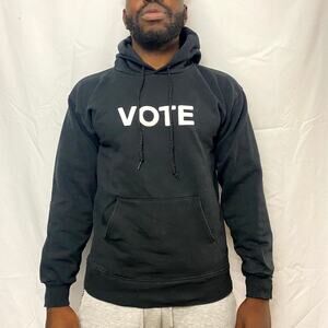 Vote hoodie size small.